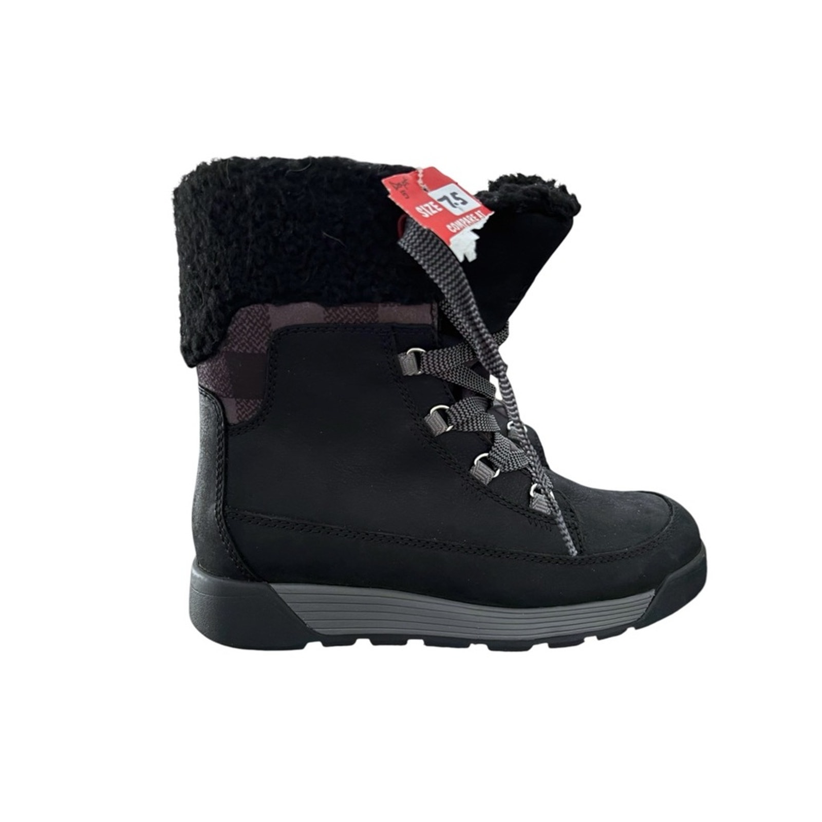 Nwt! Kodiak - Women's Rosseau Cozy Laceup Boots